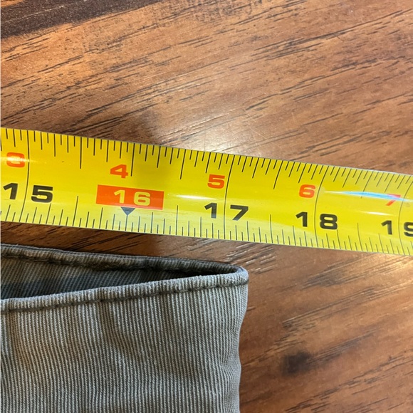 Woolrich pants jeans men’s 34x30 5 pocket green tan stretch straight fit comfort - Picture 7 of 9